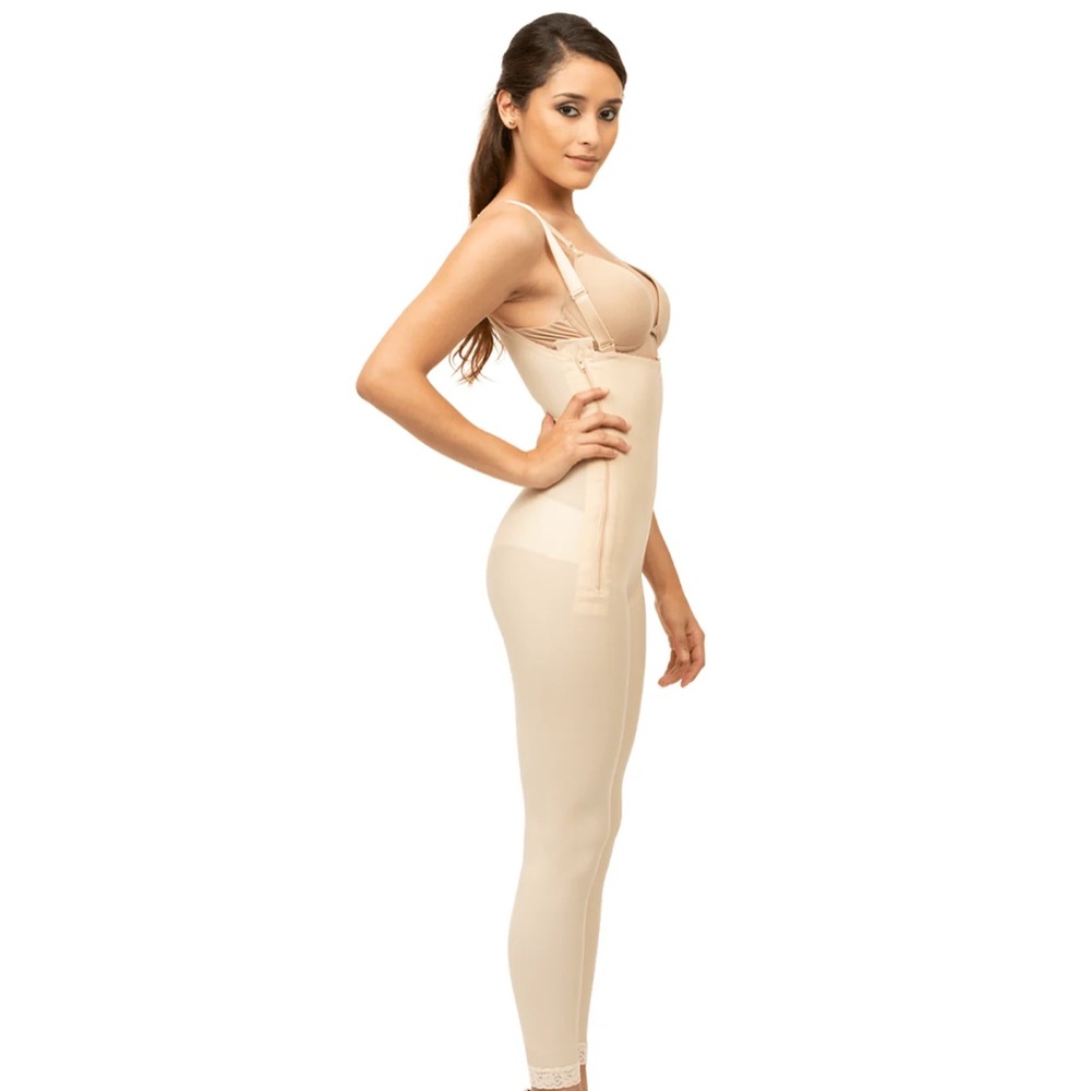 🌻NEW ISAVELA BLACK High Back Ankle Length Compression Bodysuit Size Small - Picture 9 of 10